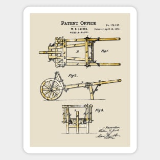 Wheelbarrow - US Patent Application Magnet